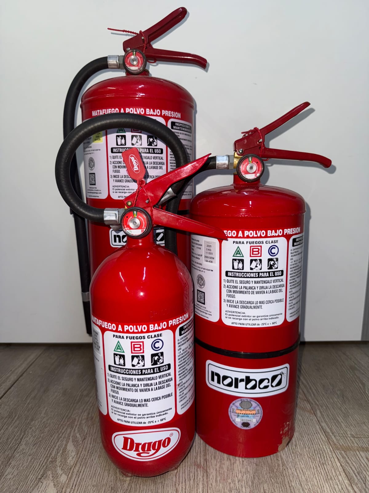 Matafuegos de Polvo Químico